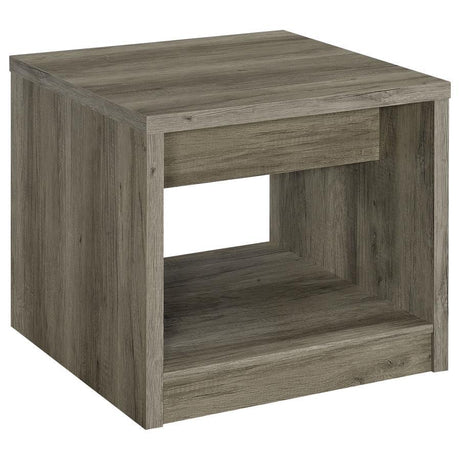 Felix - 1-Drawer Engineered Wood Side End Table - Gray Driftwood by Coaster Fine Furniture | Bel Furniture