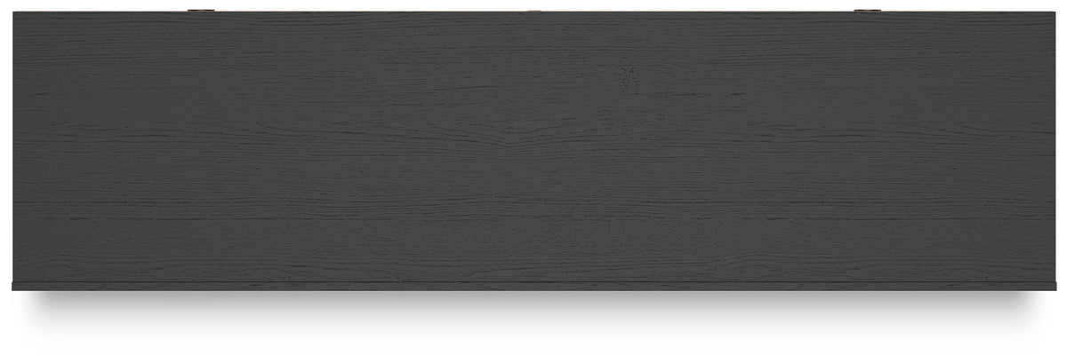 Danziar - Black - Extra Large TV Stand by Signature Design by Ashley® | Bel Furniture