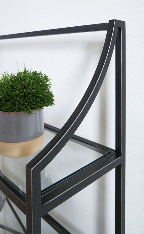 Dakerwell - Antique Black - Bookcase by Signature Design by Ashley® | Bel Furniture