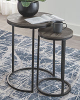 Briarsboro - Accent Table Set (Set of 2) - Black / Gray