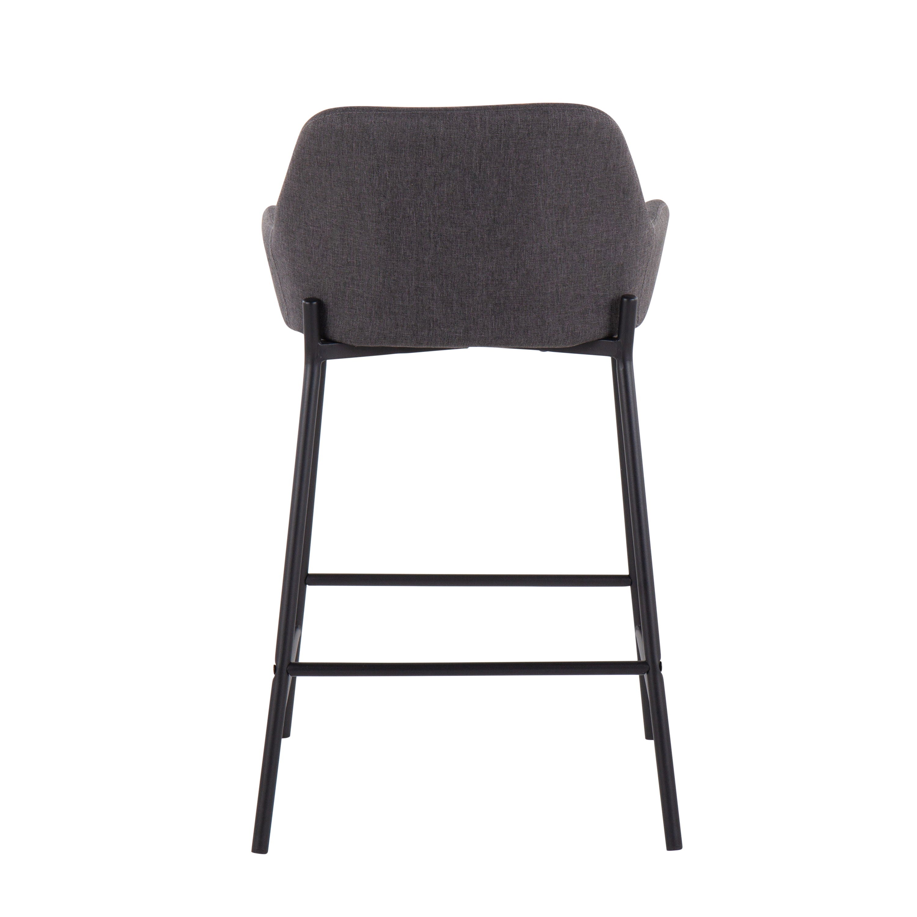 Daniella - Industrial Fixed Height Counter Stool (Set of 2)