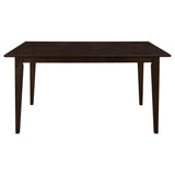 Gabriel - 5 Piece Rectangular 59" Dining Set - Cappuccino