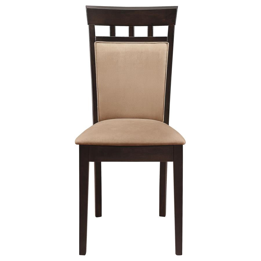 Gabriel - Closed Back Side Chairs (Set of 2) - Cappuccino