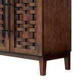 Koa - 4 Door Sideboard - Dark Brown