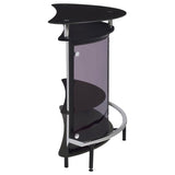 Amarillo - Freestanding Glass Top Home Bar Wine Cabinet