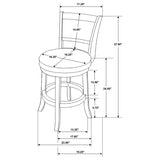 Broxton - Upholstered Swivel Stools (Set of 2)