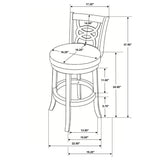 Calecita - Wood Swivel Counter Stool (Set of 2)