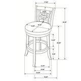 Calecita - Wood Swivel Counter Stool (Set of 2)