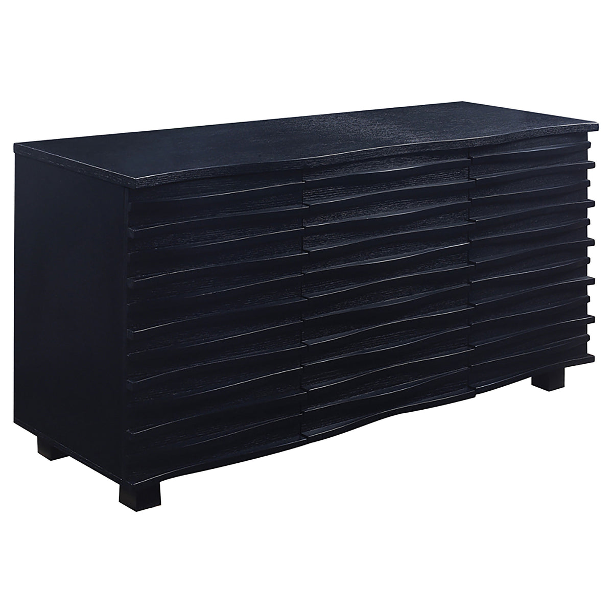 Stanton - 3-Drawer Sideboard Buffet Storage Cabinet - Black
