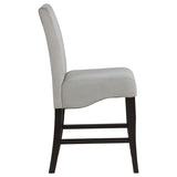 Stanton - Upholstered Counter Chairs (Set of 2) - Gray And Black