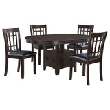 Lavon - 5-Piece Oval Extension Leaf Dining Set
