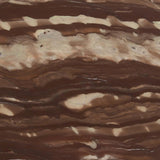 Latifa - Round Marble Top Accent Side Table - Red And Black by CoasterEssence | Bel Furniture