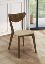Kersey - Curved Wood Dining Side Chair (Set of 2) - Chestnut