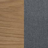 Sharon Fabric Upholstered Dining Side Chair Brown (Set of 2)