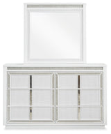 Chalanna - White - Dresser And Mirror by Signature Design by Ashley® | Bel Furniture
