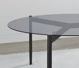 Rosalie - Round Smoked Glass Top Table