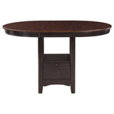 Lavon - Oval Extension Counter Dining Table - Light Chestnut