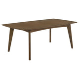 Malone - Rectangular Wood Dining Table - Dark Walnut