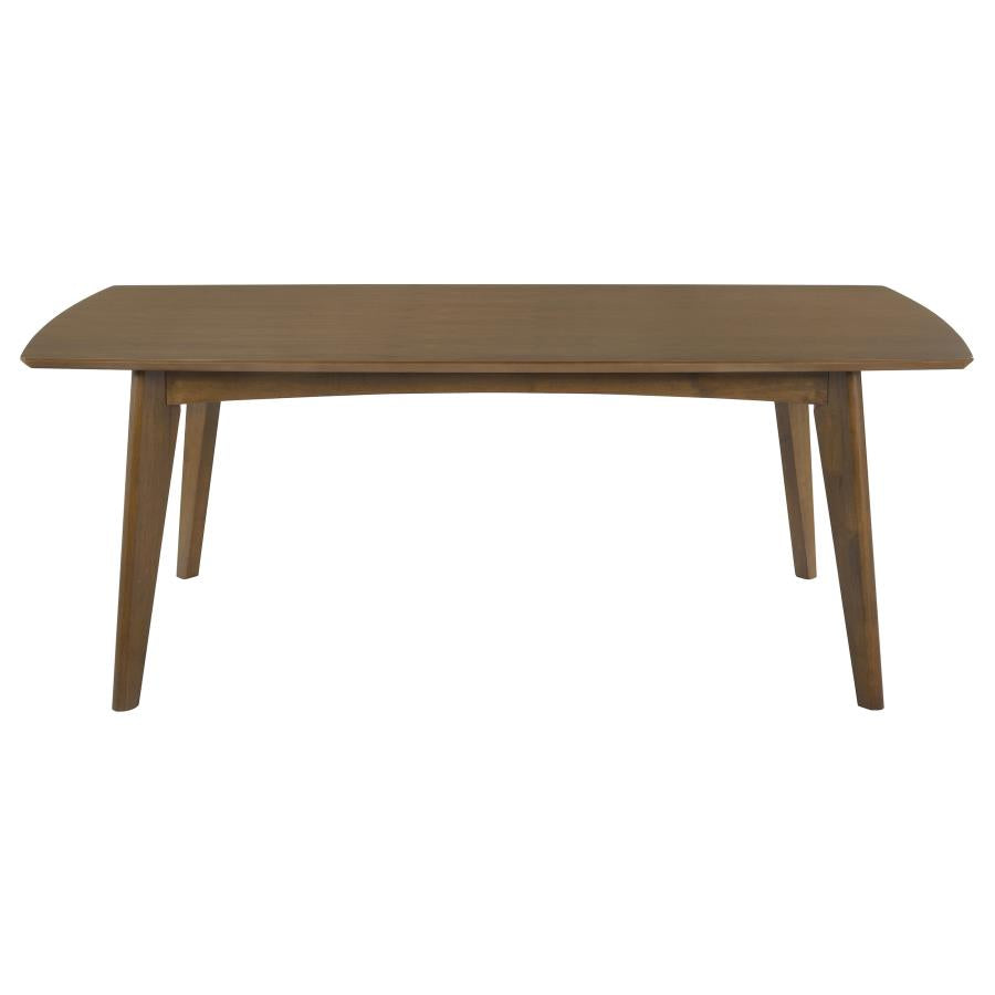Malone - Rectangular Wood Dining Table - Dark Walnut