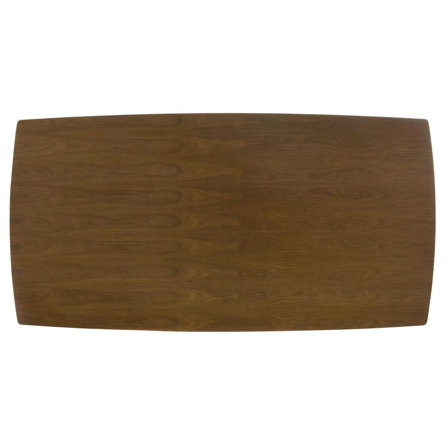 Malone - Rectangular Wood Dining Table - Dark Walnut