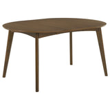 Jedda - Oval Extension Leaf Dining Table - Dark Walnut