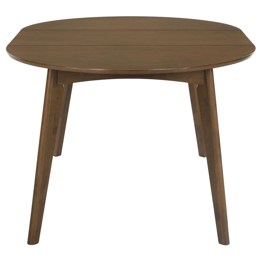 Jedda - Oval Extension Leaf Dining Table - Dark Walnut