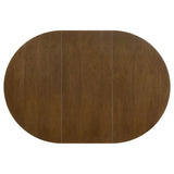Jedda - Oval Extension Leaf Dining Table - Dark Walnut