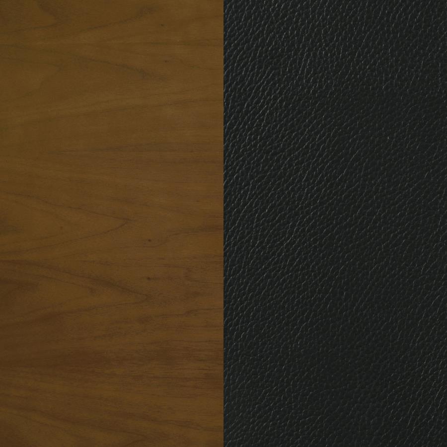 Jedda - Wood Dining Side Chair (Set of 2) - Dark Walnut And Black