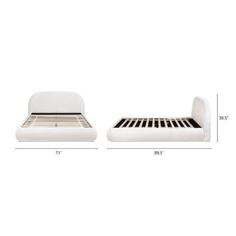Archie Puffy Grounded - Upholstered Platform Bed - view 5