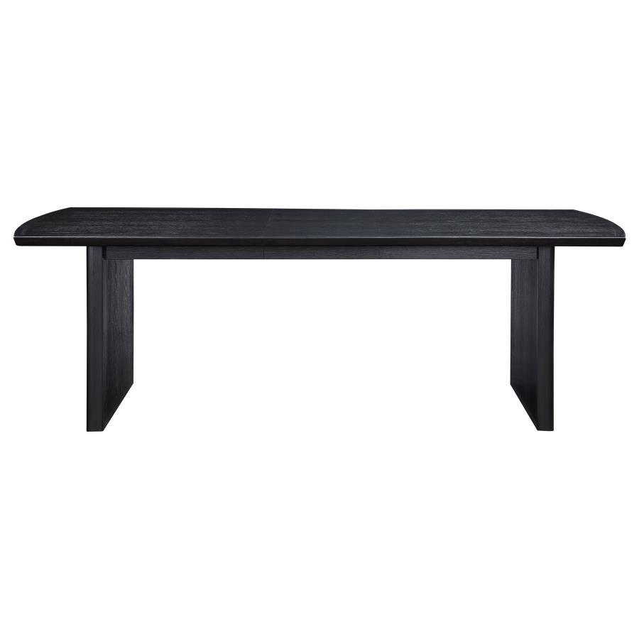 Brookmead - Extension Leaf Dining Table - Black by CoasterEssence | Bel Furniture