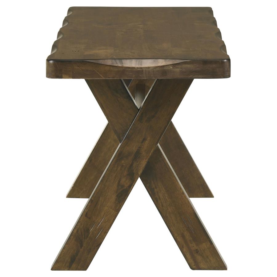 Alston - Wood Dining Bench - Knotty Nutmeg