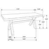 Alston - Wood Dining Bench - Knotty Nutmeg