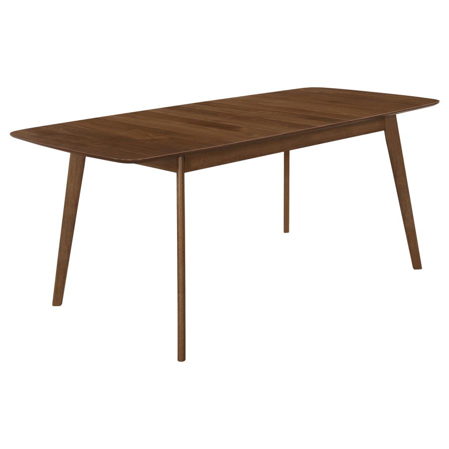 Redbridge Extension Leaf Dining Table Natural Walnut