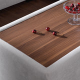 Joshua - 100" Sectional Sofa with Right Facing Chaise and Console Ottoman by Lilola Home | Bel Furniture