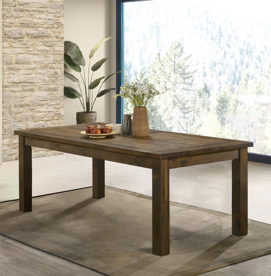 Coleman - Rectangular Dining Table - Rustic Golden Brown