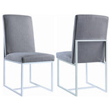 Mackinnon - Upholstered Dining Side Chair (Set of 2) - Gray