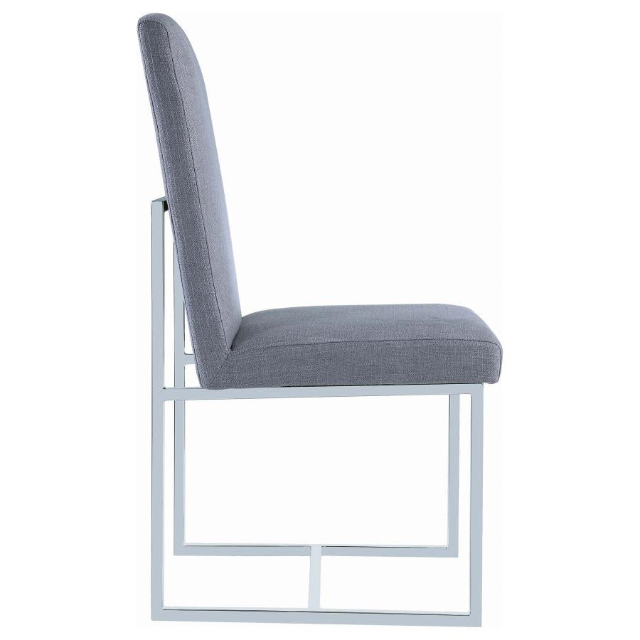 Mackinnon - Upholstered Dining Side Chair (Set of 2) - Gray