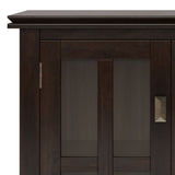 Artisan - Low Storage Cabinet - Tobacco Brown by Simpli-Home | Bel Furniture
