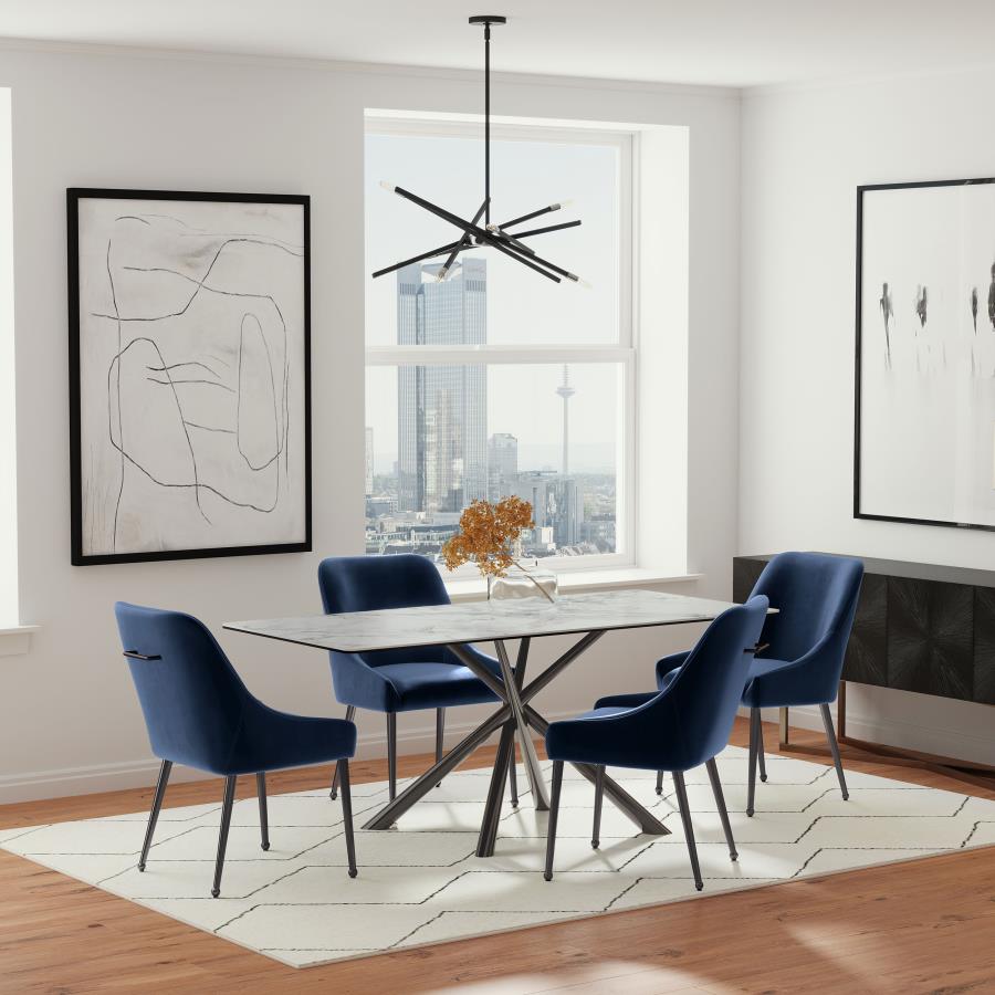 Mayette Upholstered Dining Side Chair  (Set of 2)
