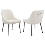 Mayette Upholstered Dining Side Chair  (Set of 2)