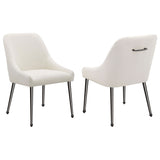 Mayette Upholstered Dining Side Chair  (Set of 2)