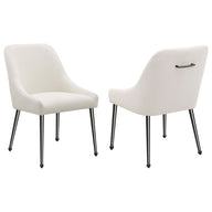 Mayette Upholstered Dining Side Chair  (Set of 2)