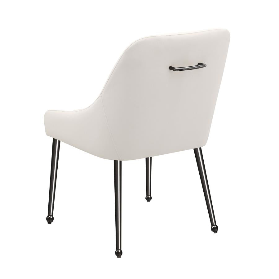 Mayette Upholstered Dining Side Chair  (Set of 2)