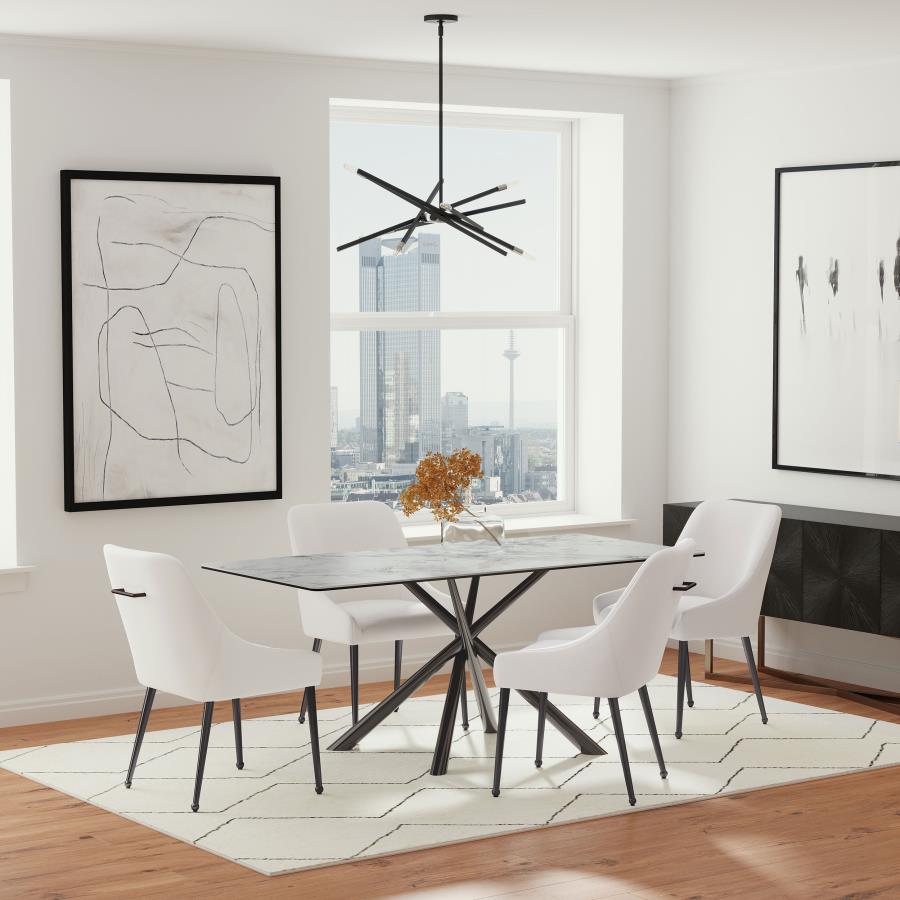 Mayette Upholstered Dining Side Chair  (Set of 2)