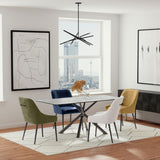 Mayette Upholstered Dining Side Chair  (Set of 2)
