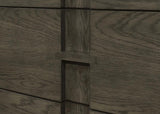 Kelly 3-drawer Storage Dining Sideboard Buffet Dark Grey