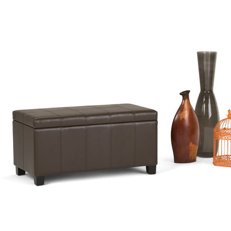 Dover - Upholstered Storage Ottoman Bench - view 13
