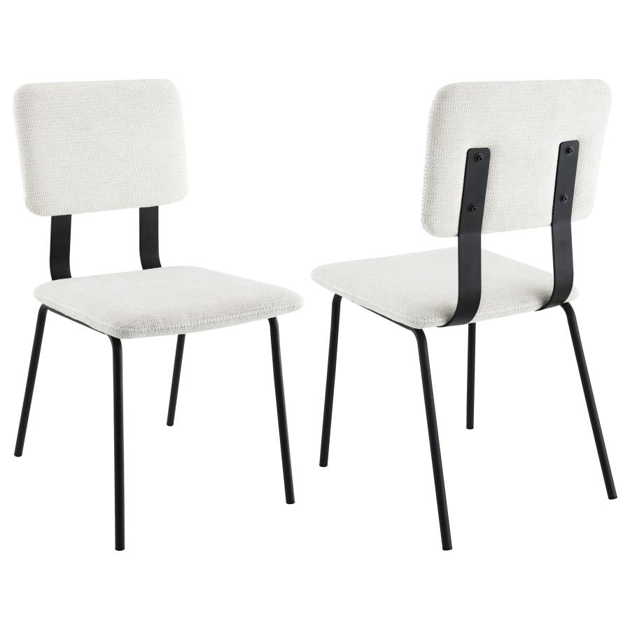 Calla Fabric Upholstered Dining Side Chair (Set of 2)