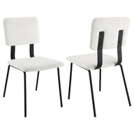 Calla Fabric Upholstered Dining Side Chair (Set of 2)