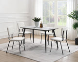 Calla Fabric Upholstered Dining Side Chair (Set of 2)